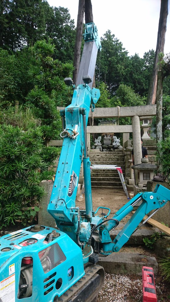 「【野々宮神社】お得意様の家の神社の社標！！　3！！」