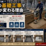 「墓石の基礎工事で値段が変わる理由！｜見えない所で差が出ます！」