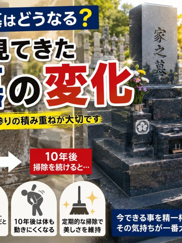 「10年後お墓はどうなる？｜石屋が見てきたお墓の変化！」