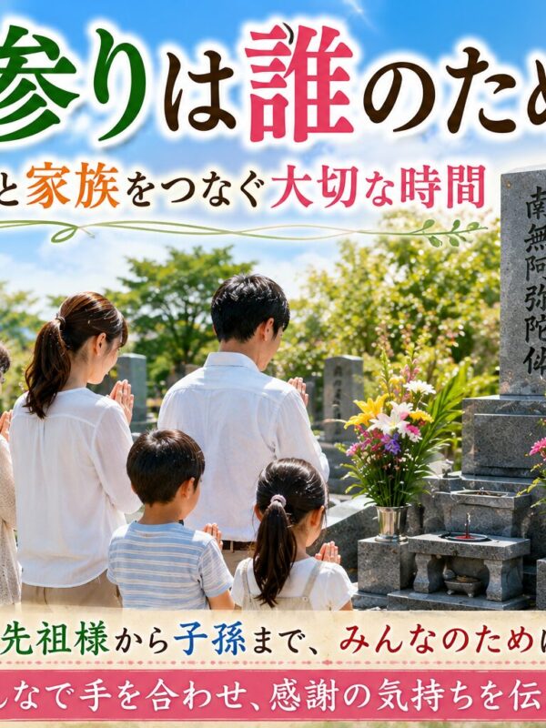 「お墓参りは誰のため？！｜石屋が思う本当の意味！」