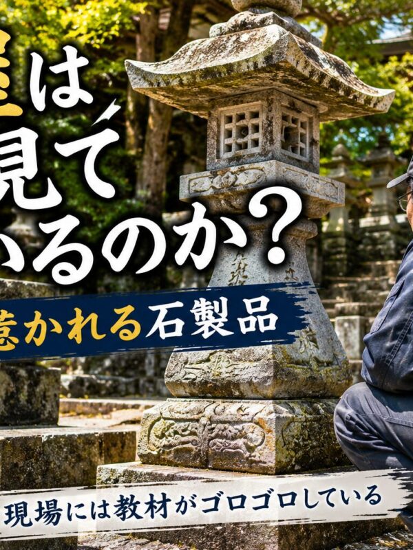 「石屋は何を見ているのか？！｜職人が惹かれる石製品！」