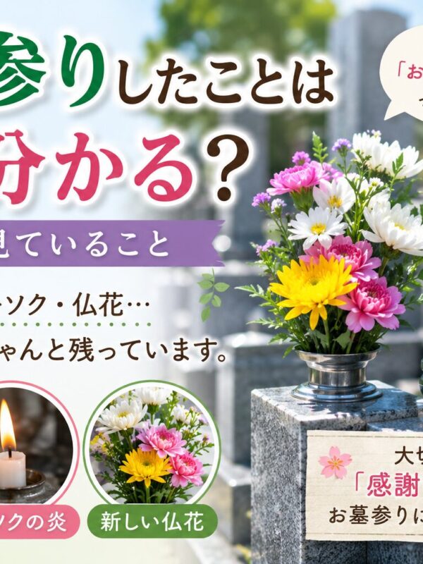 「お墓参りしたことはすぐ分かる？！｜石屋が見ていること！」