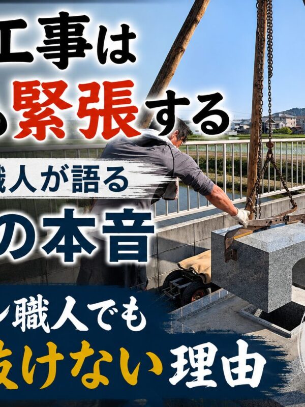 「お墓工事は今でも緊張する！｜　42年の職人が語る現場の本音！」