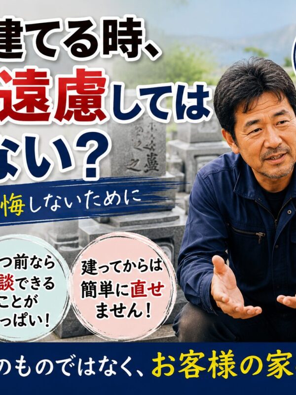 「お墓を建てる時、職人に遠慮してはいけない？！｜建ててから後悔しないために！」