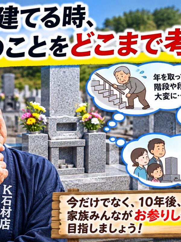 「お墓を建てる時、将来のことをどこまで考える？！」